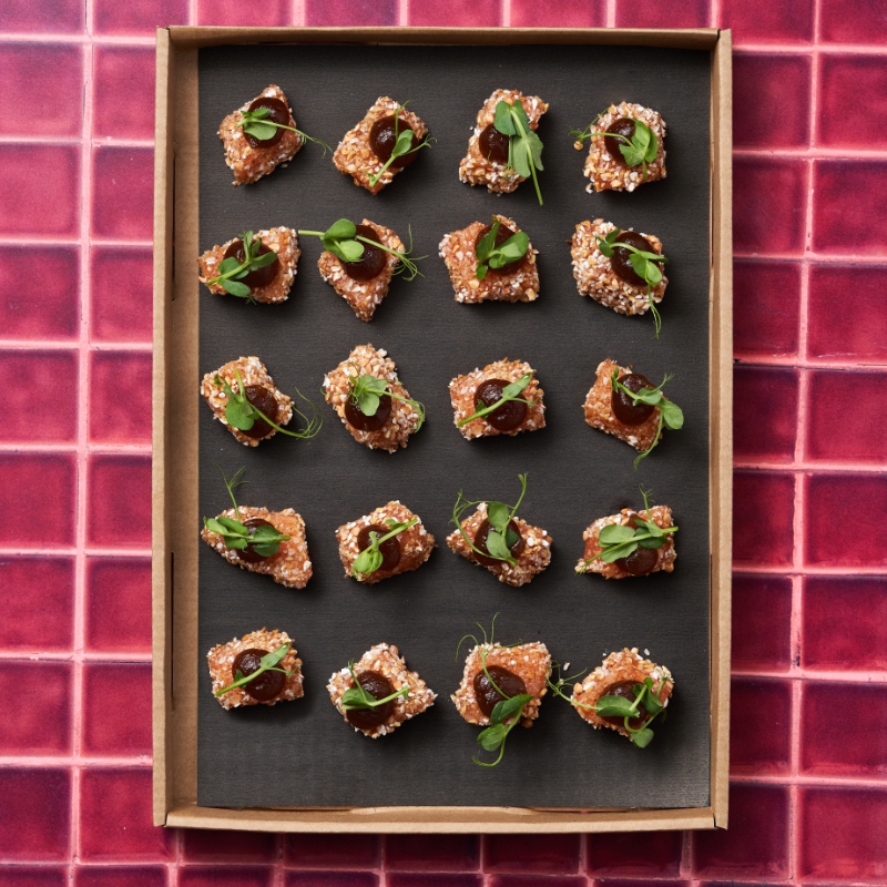 Cube de saumon frais