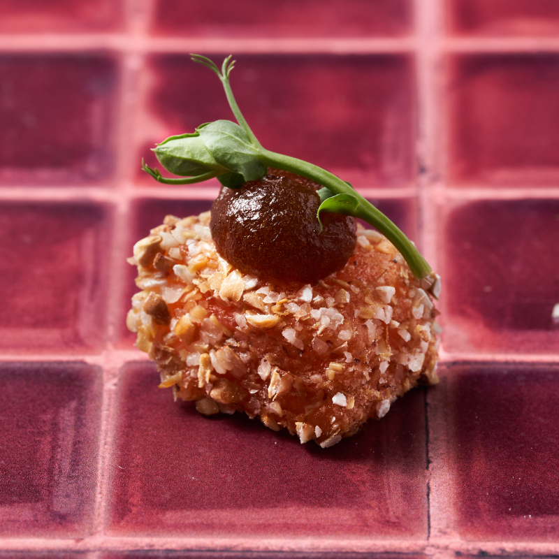 Cube de saumon frais