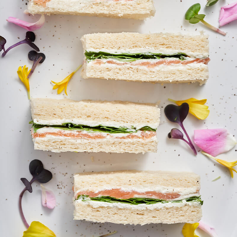 Sandwich saumon fumé