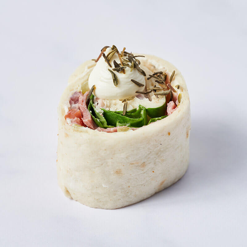 Wrap frais au bœuf pastrami