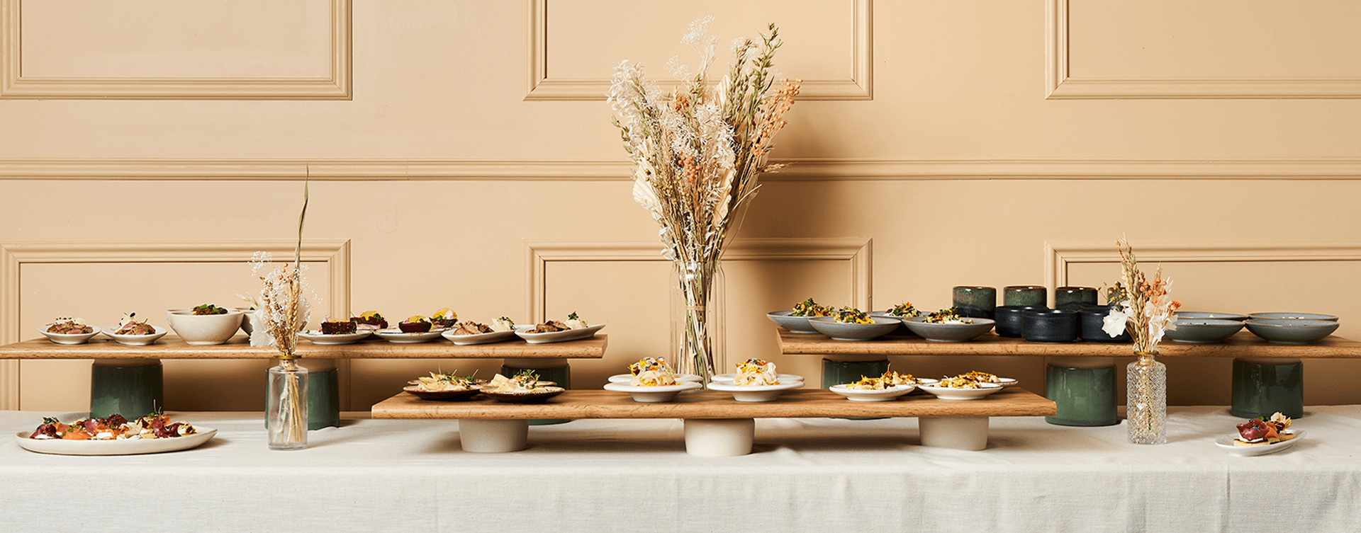 Fond amuse-bouche traiteur - service cocktail évènementiel Paris