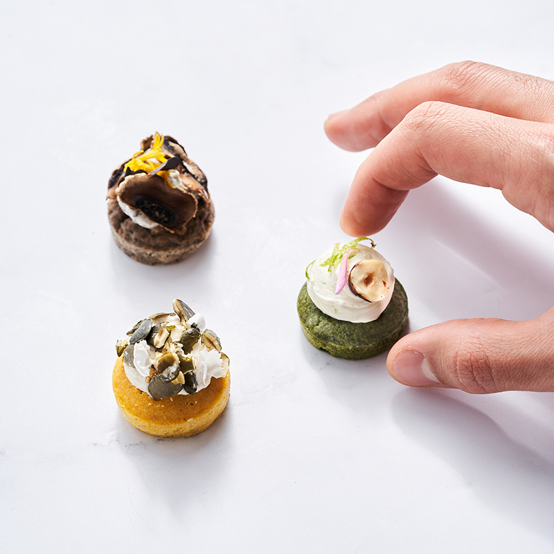 Créations culinaires NALIA Traiteur - bouchées et plats signature Paris