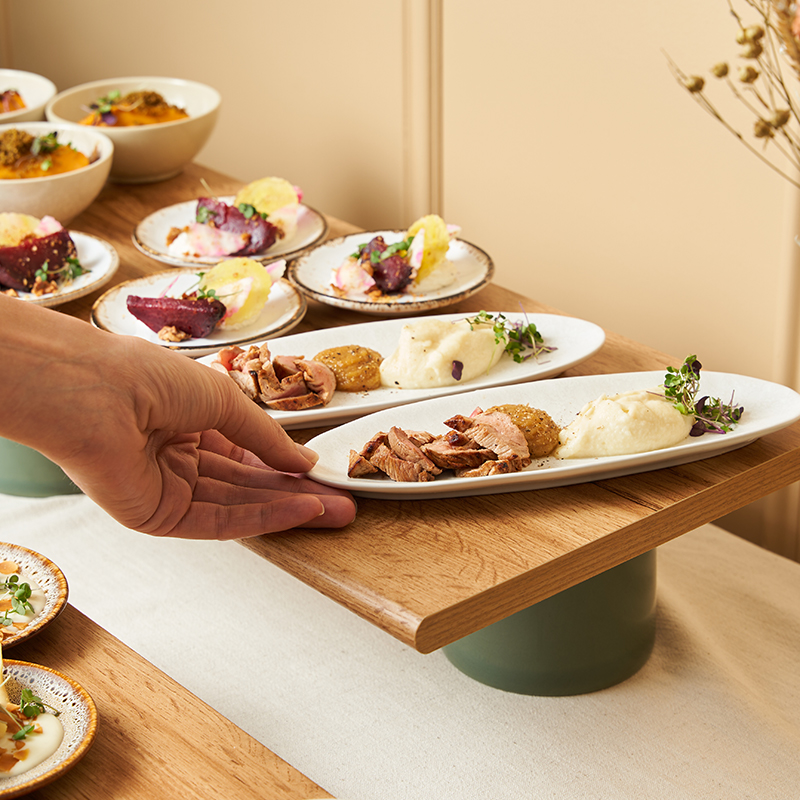 Créations culinaires NALIA Traiteur - bouchées et plats signature Paris